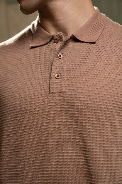 Textured Polo - 5004