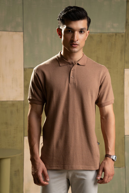 Textured Polo - 5004