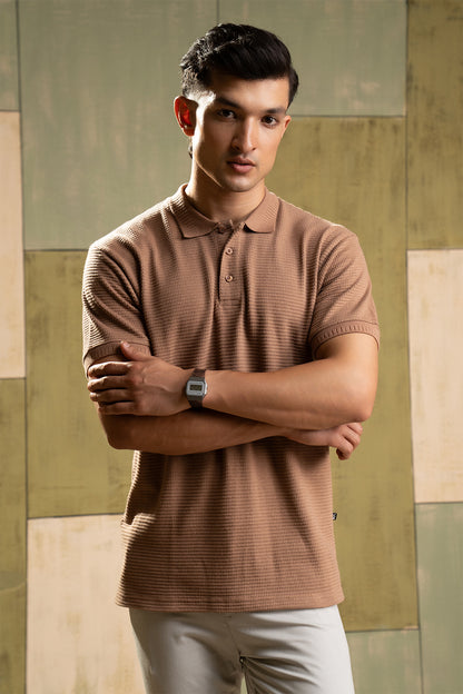 Textured Polo - 5004