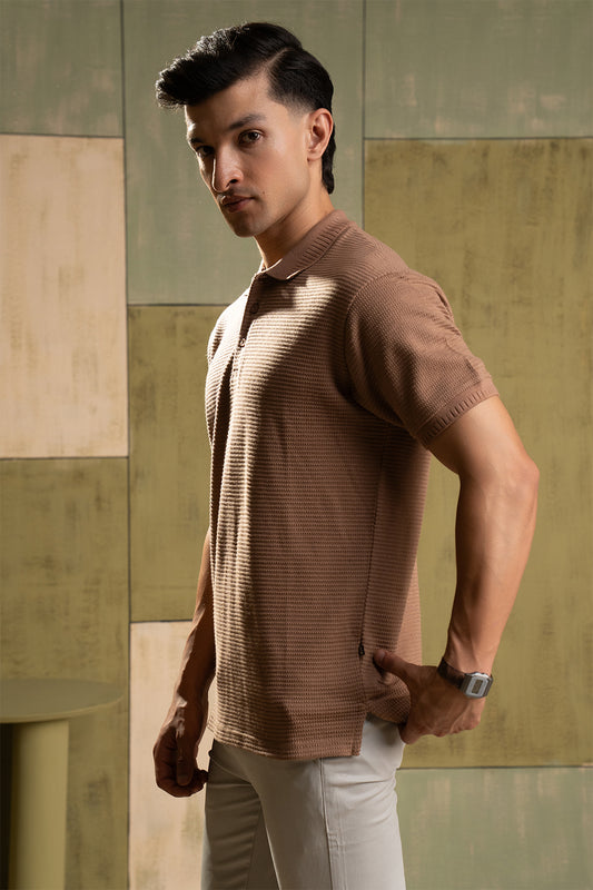 Textured Polo - 5004