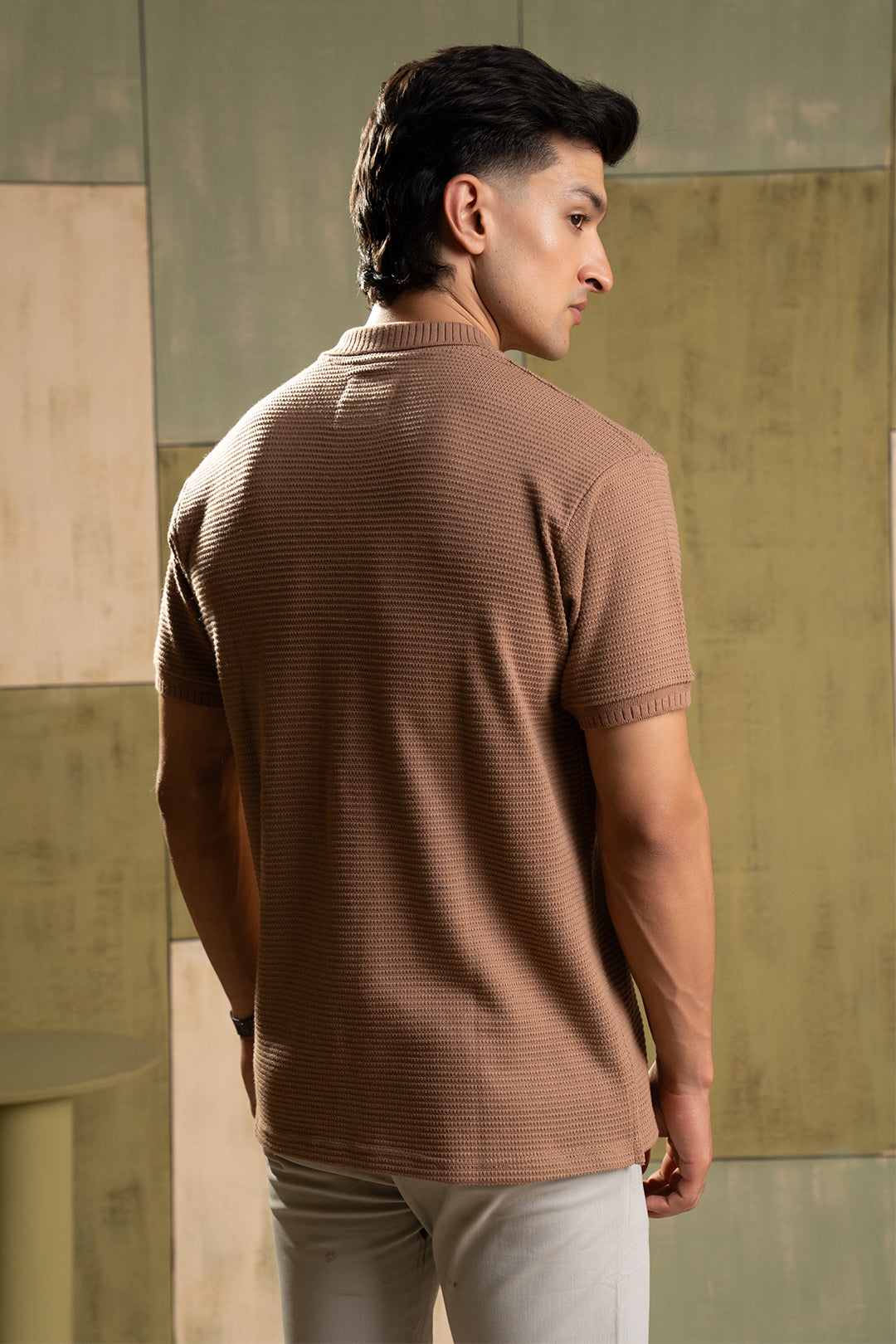 Textured Polo - 5004