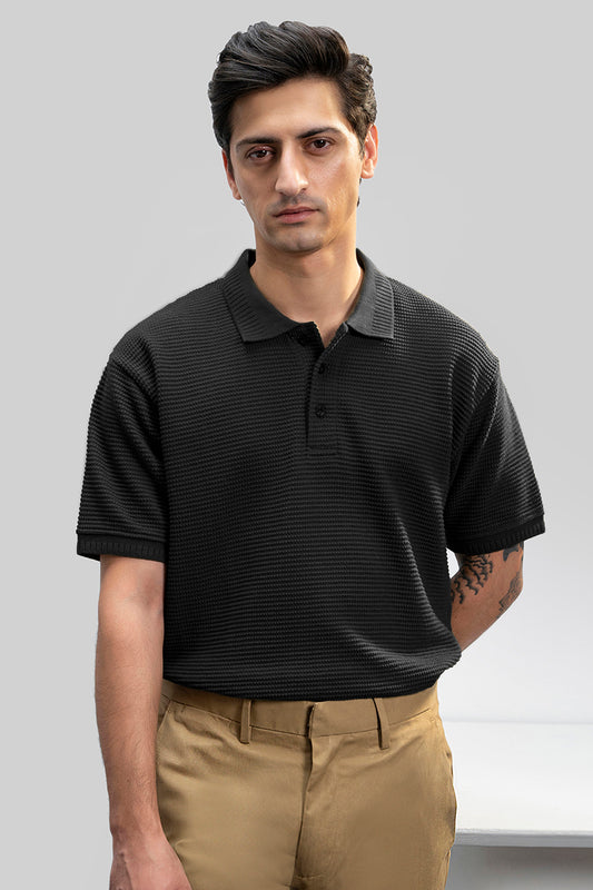 Textured Polo - 5002