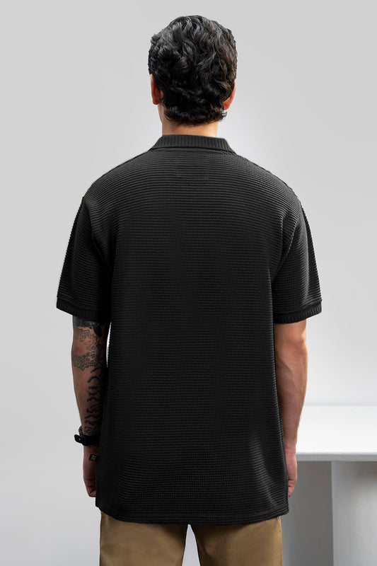 Textured Polo - 5002