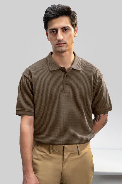 Textured Polo - 5004