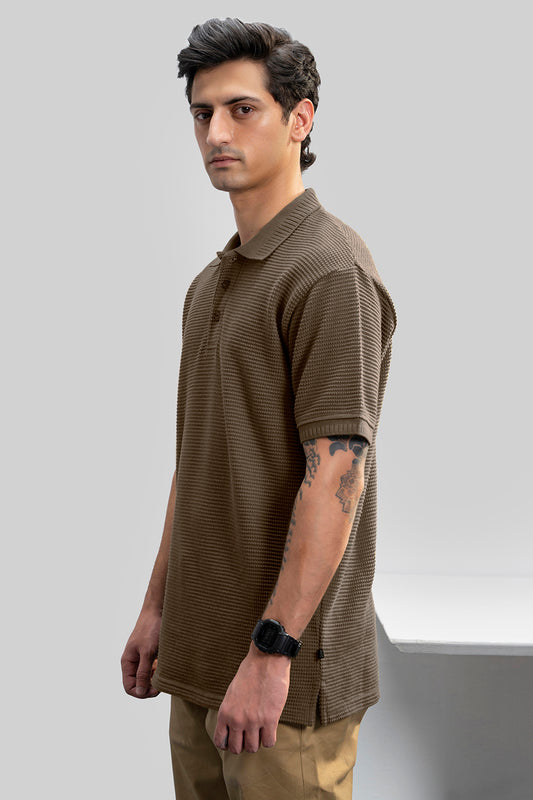 Textured Polo - 5004