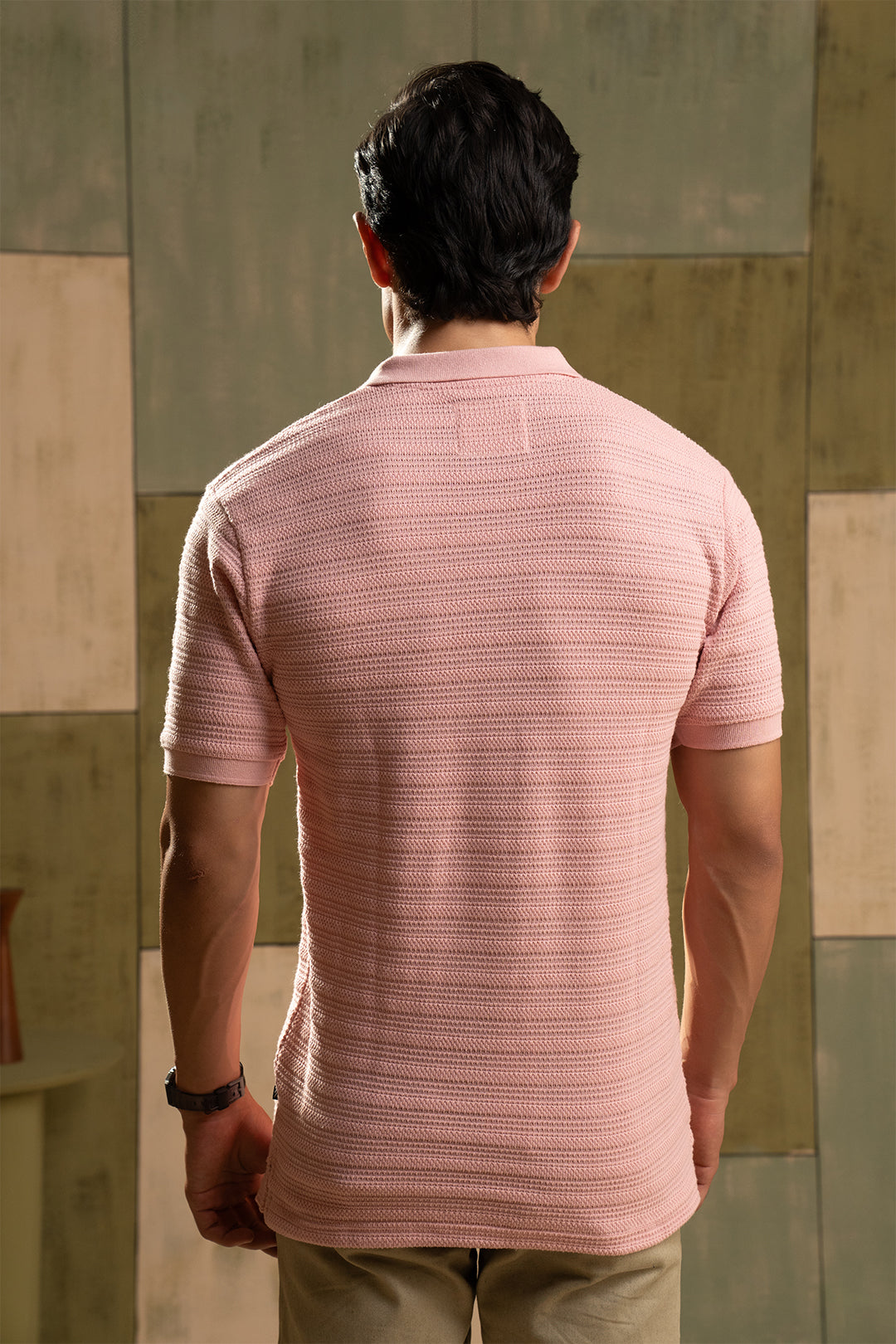 Textured Polo - 5004