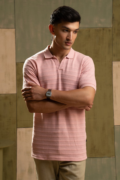 Textured Polo - 5004