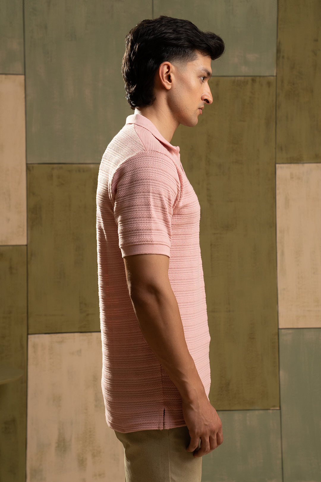 Textured Polo - 5004