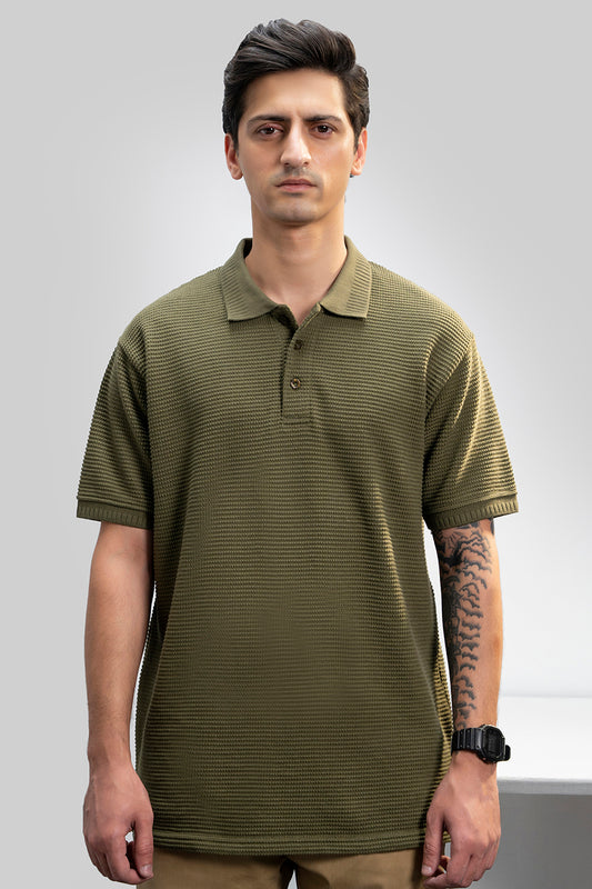Textured Polo - 5005