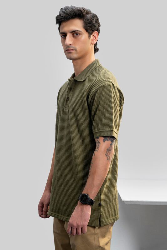 Textured Polo - 5005