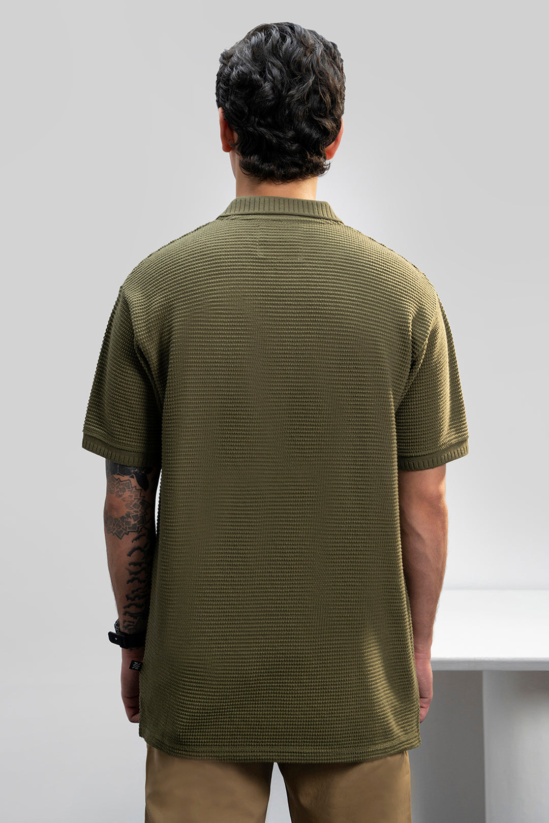 Textured Polo - 5005