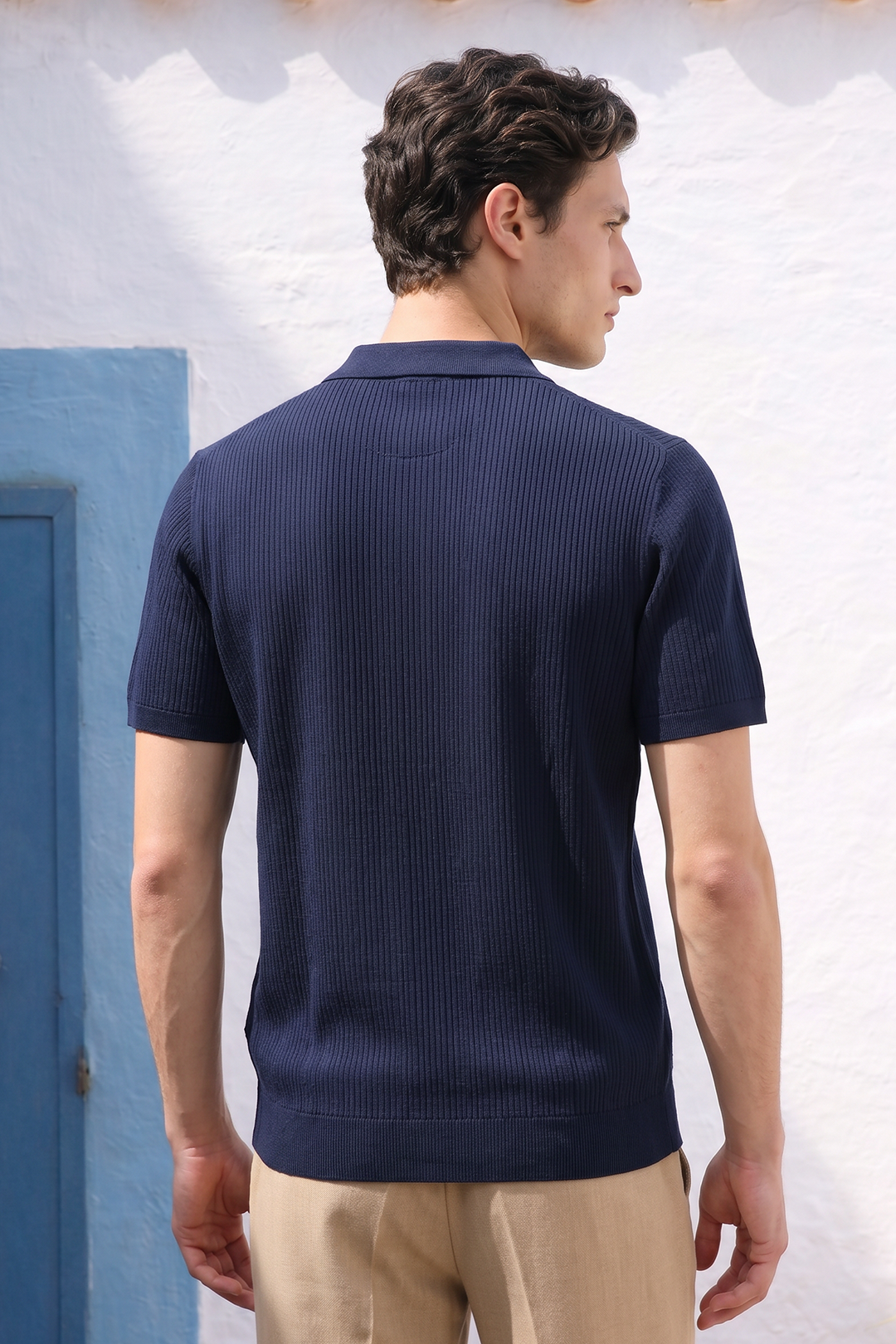 Loose Guage Zipper Polo - 6003