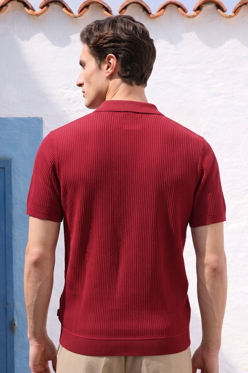 Loose Guage Zipper Polo - 6003