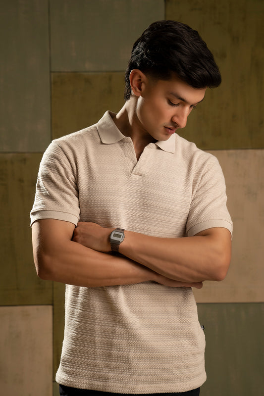 Textured Polo - 5001