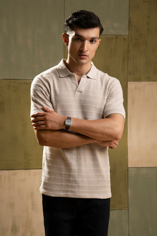 Textured Polo - 5001