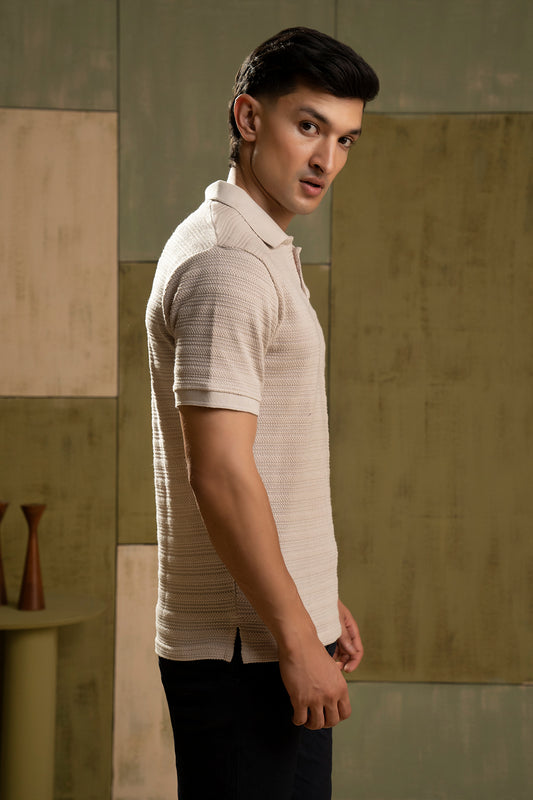 Textured Polo - 5001