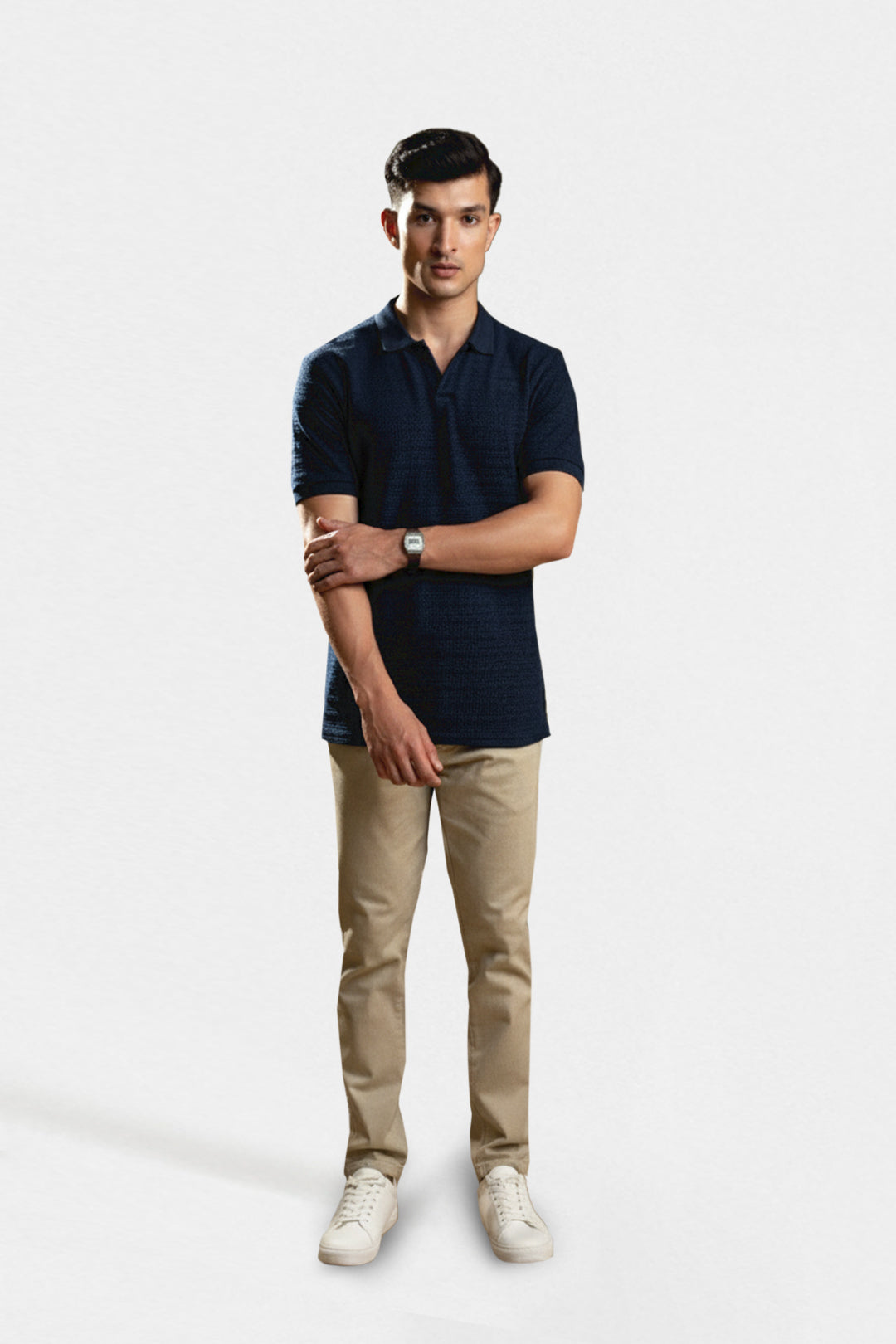 Textured Polo - 5002
