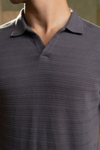 Textured Polo - 5003