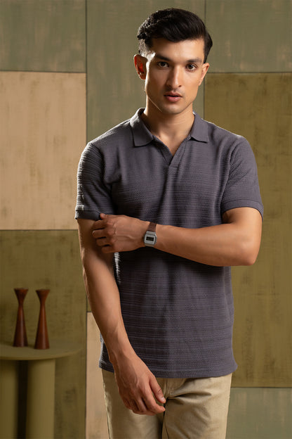 Textured Polo - 5003