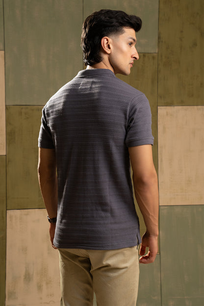 Textured Polo - 5003