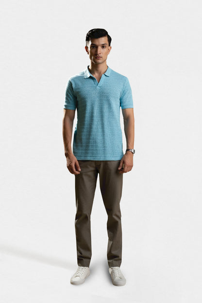 Textured Polo - 5005