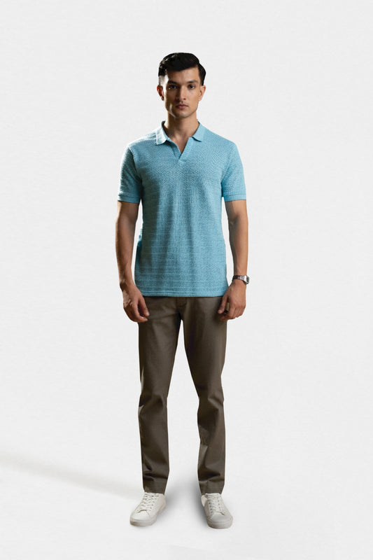 Textured Polo - 5005