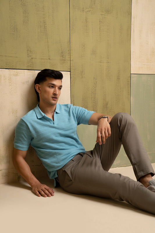 Textured Polo - 5005