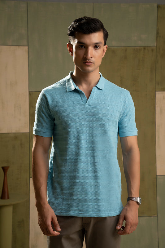 Textured Polo - 5005