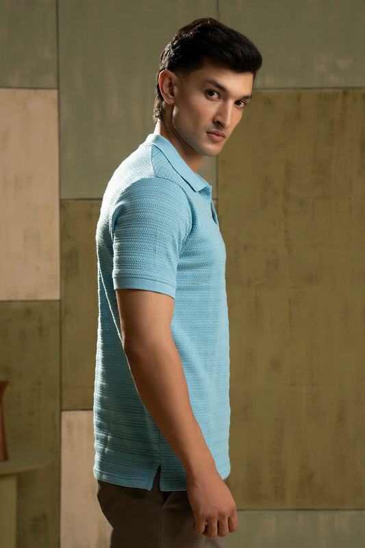 Textured Polo - 5005