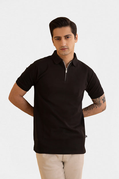 Ottoman Zipper Polo - 5001