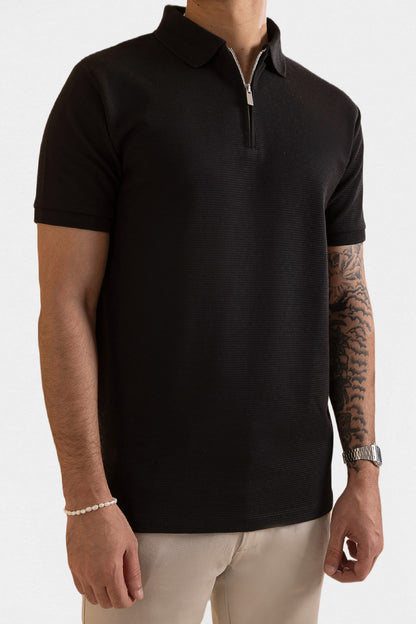 Ottoman Zipper Polo - 5001