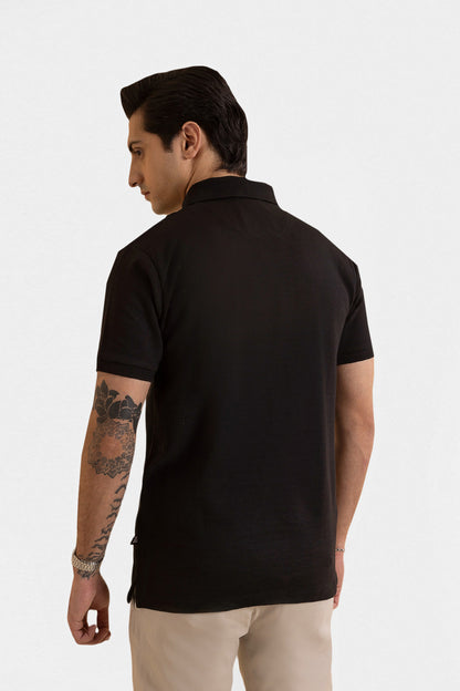 Ottoman Zipper Polo - 5001