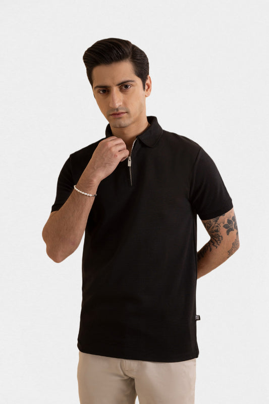 Ottoman Zipper Polo - 5001
