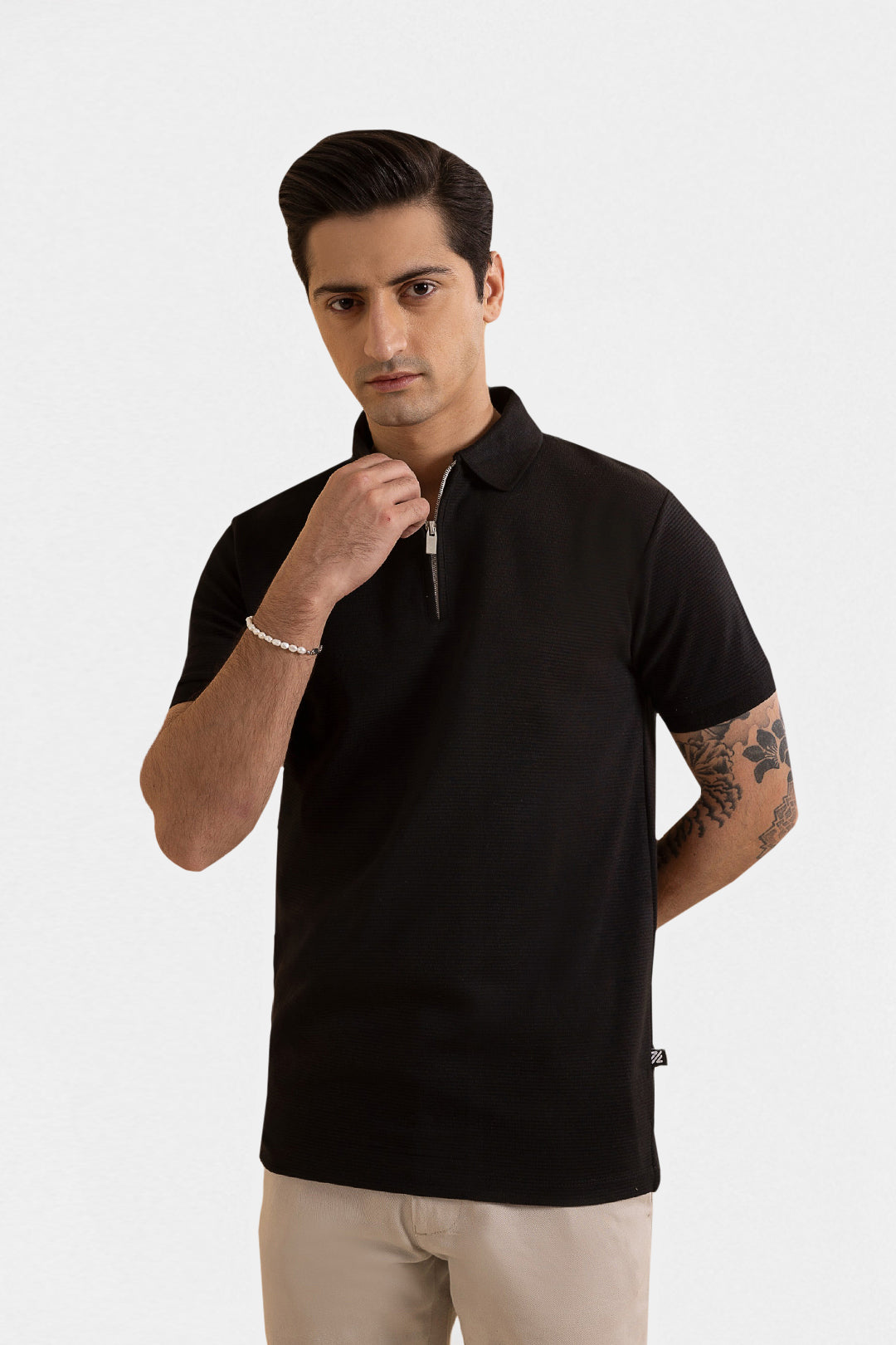 Ottoman Zipper Polo - 5001