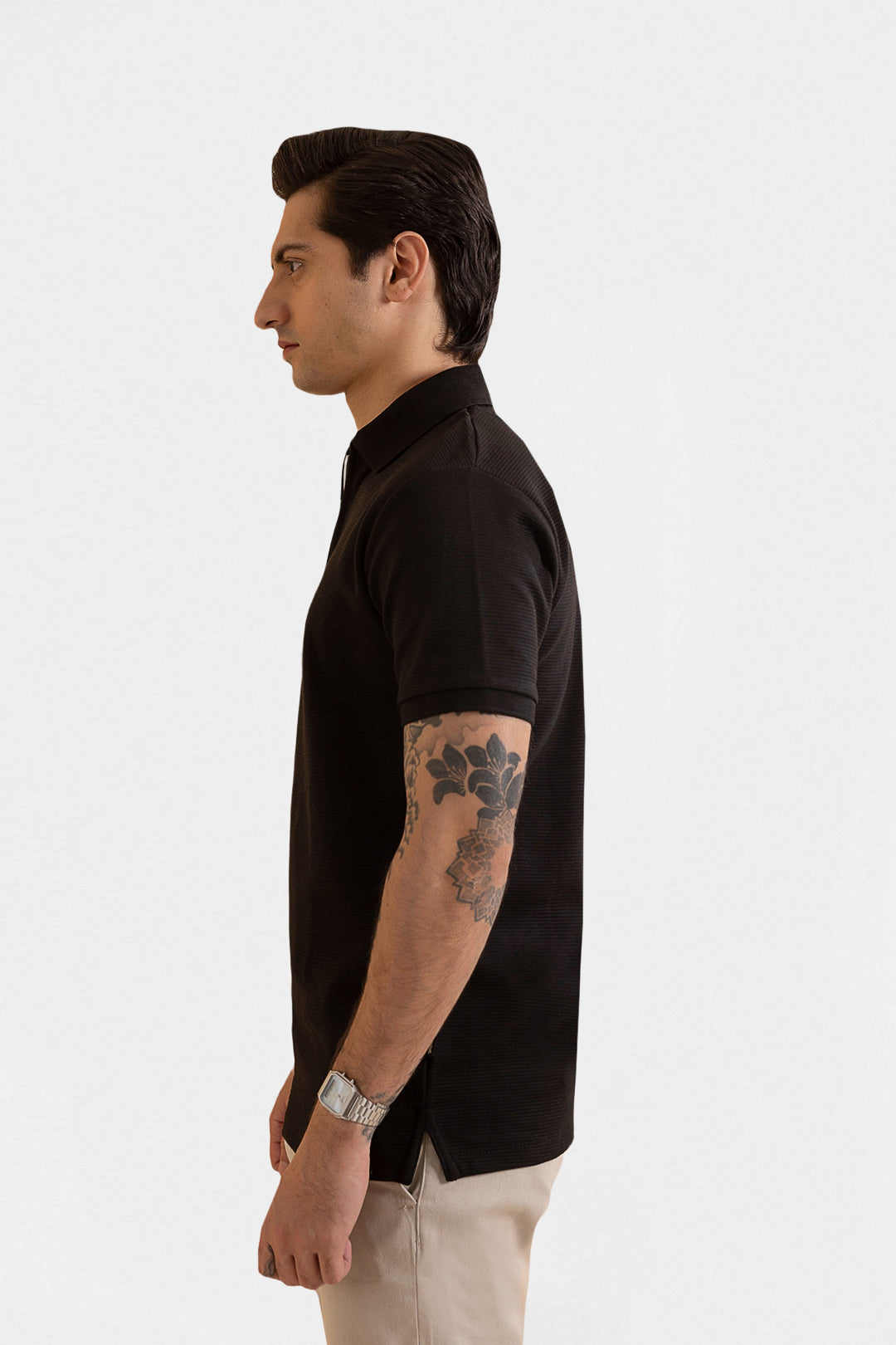 Ottoman Zipper Polo - 5001