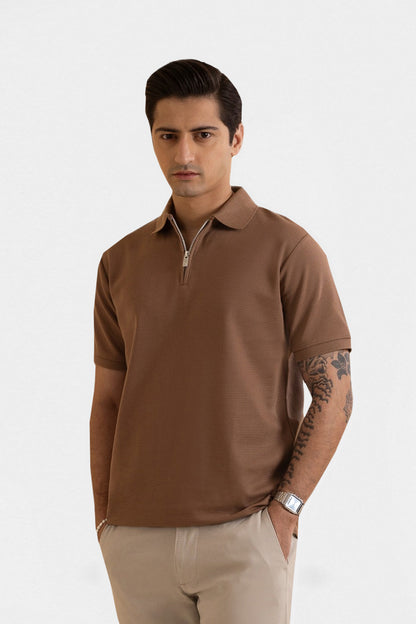 Ottoman Zipper Polo - 5001