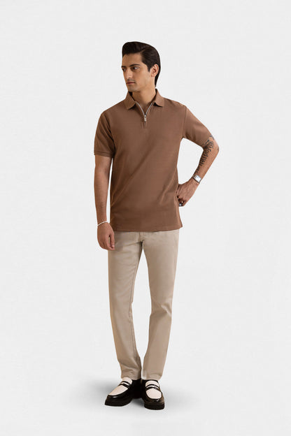Ottoman Zipper Polo - 5001