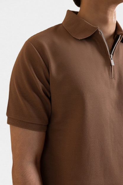 Ottoman Zipper Polo - 5001