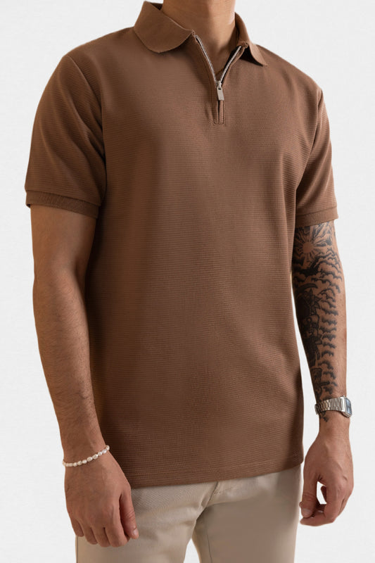 Ottoman Zipper Polo - 5001
