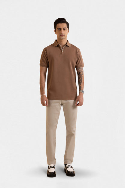 Ottoman Zipper Polo - 5001