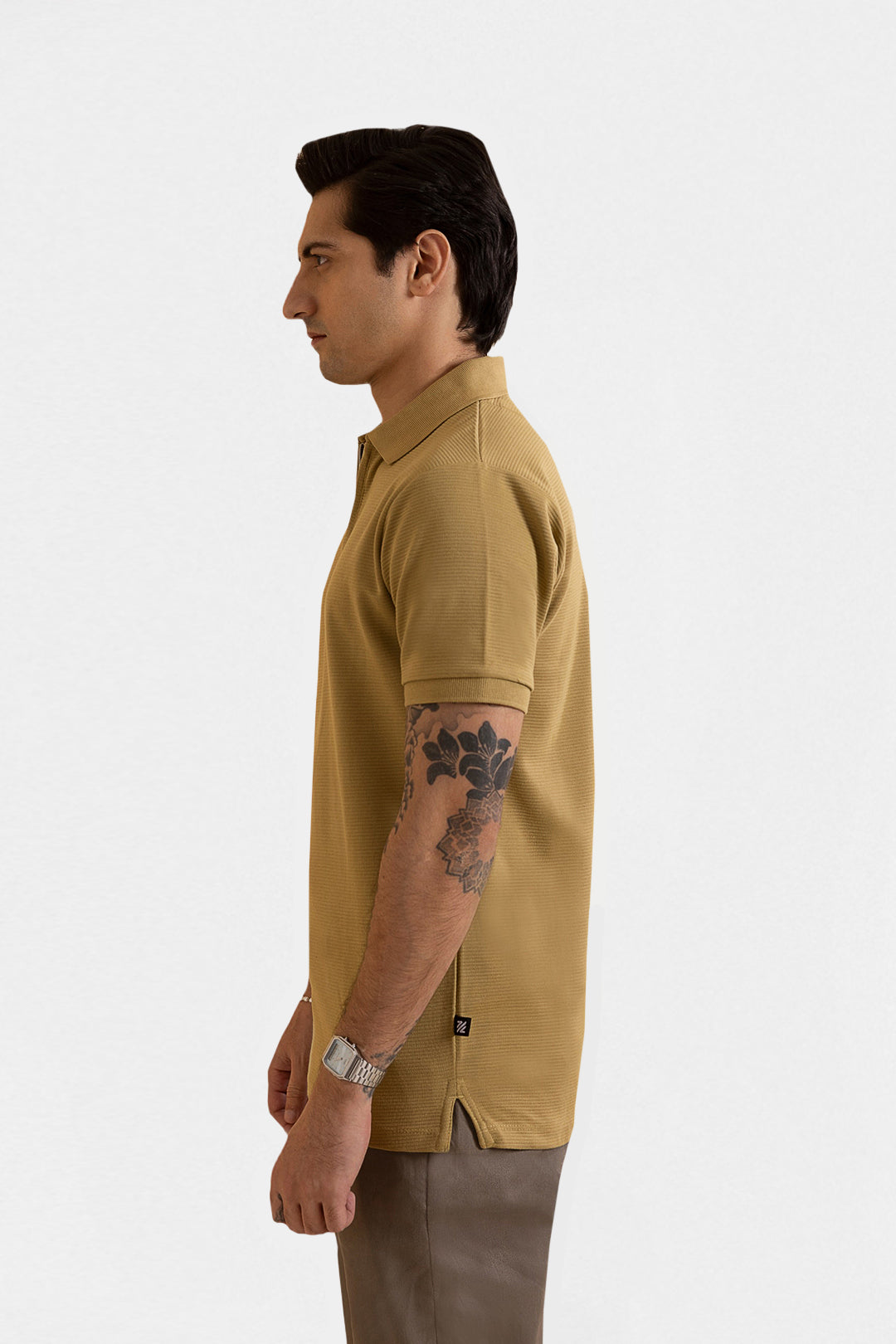 Ottoman Zipper Polo - 5001