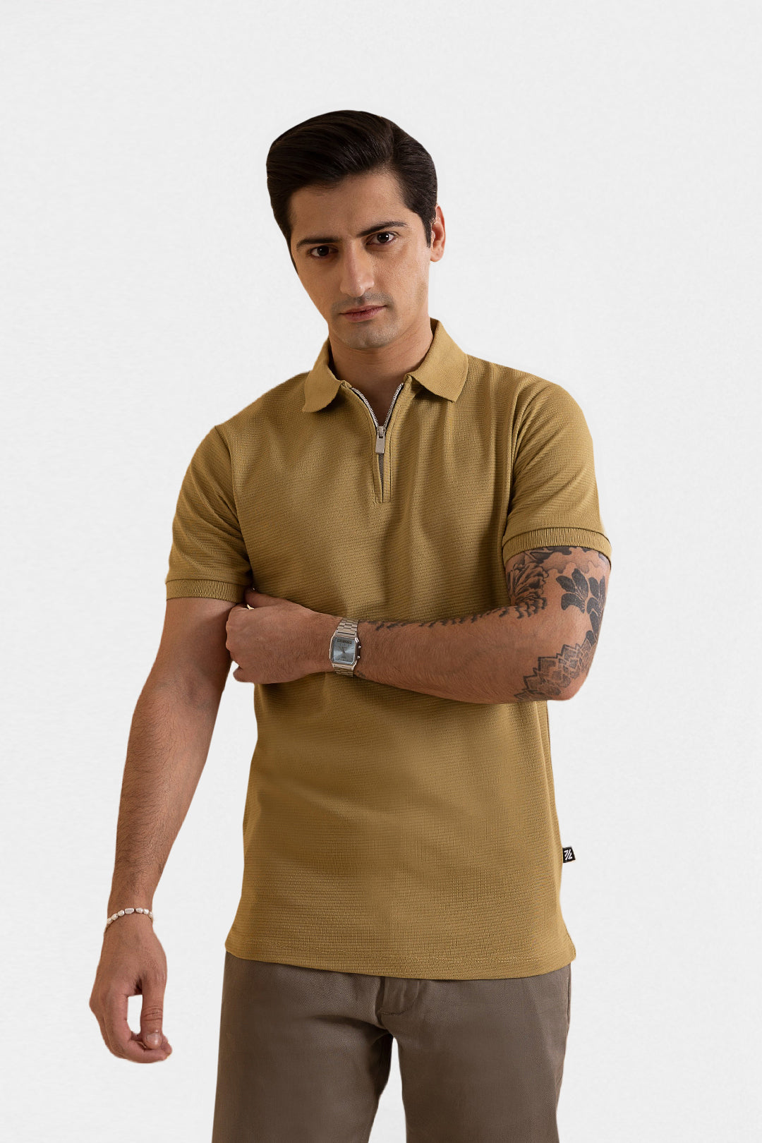 Ottoman Zipper Polo - 5001