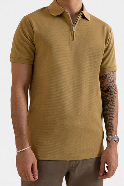 Ottoman Zipper Polo - 5001