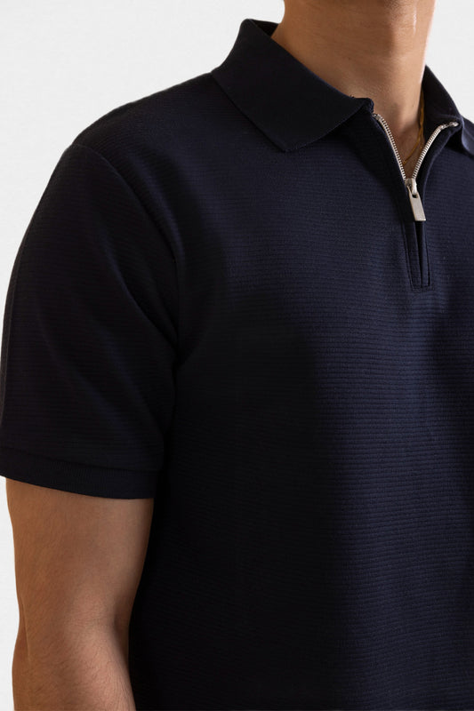 Ottoman Zipper Polo - 5001