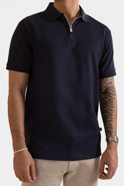 Ottoman Zipper Polo - 5001