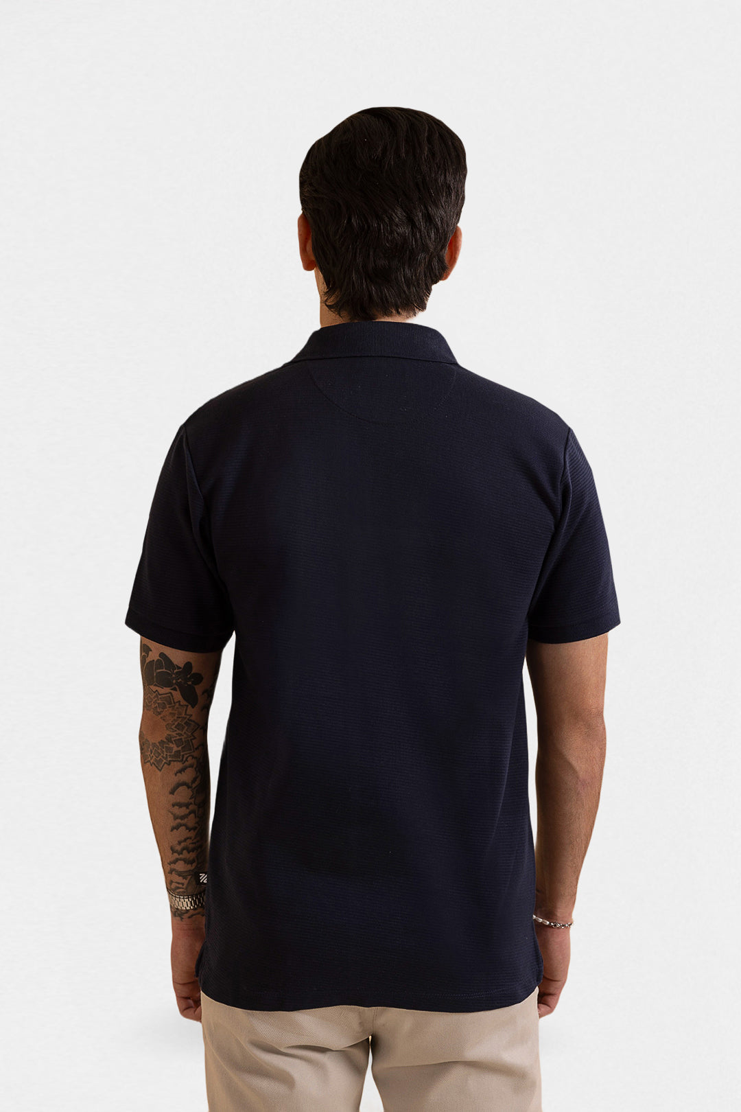 Ottoman Zipper Polo - 5001