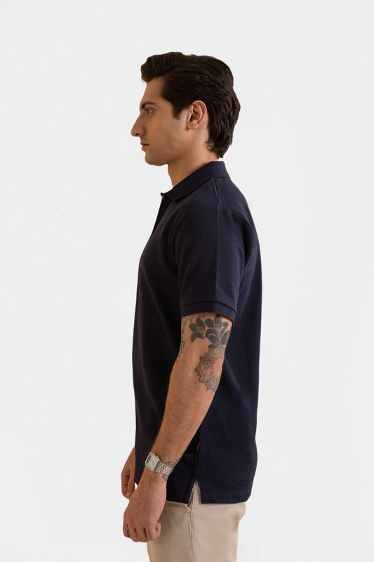 Ottoman Zipper Polo - 5001