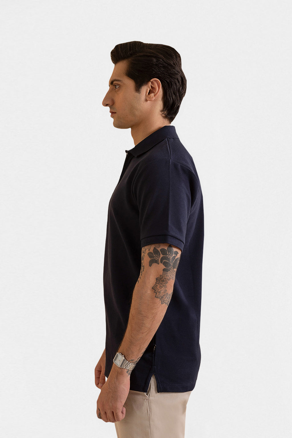 Ottoman Zipper Polo - 5001