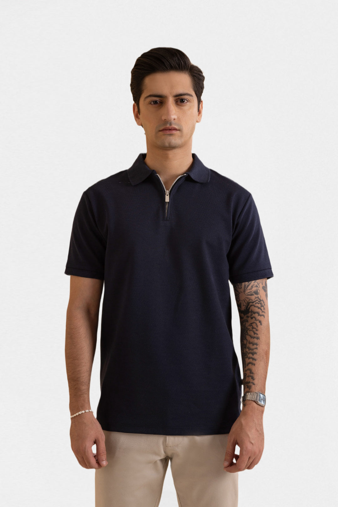 Ottoman Zipper Polo - 5001