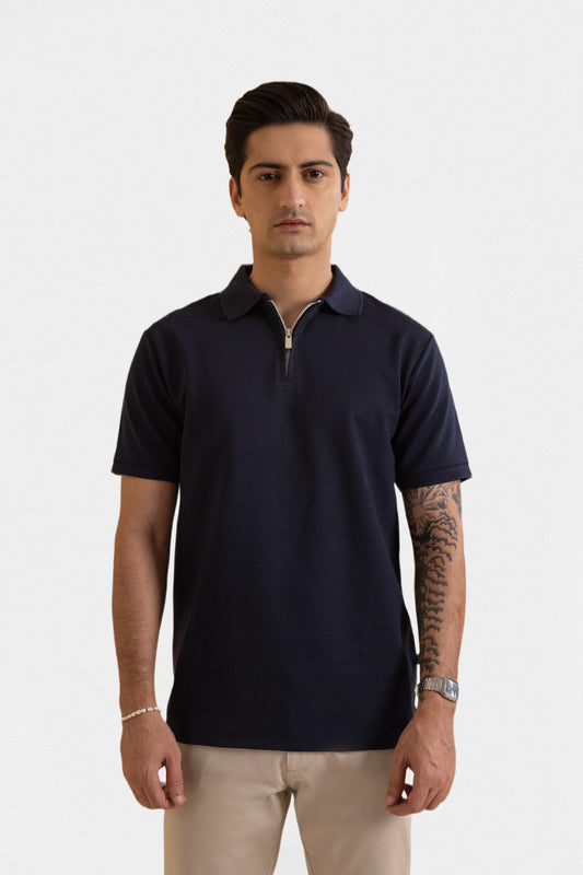 Ottoman Zipper Polo - 5001